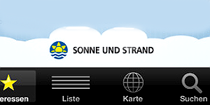 Reise-App Sonne und Strand